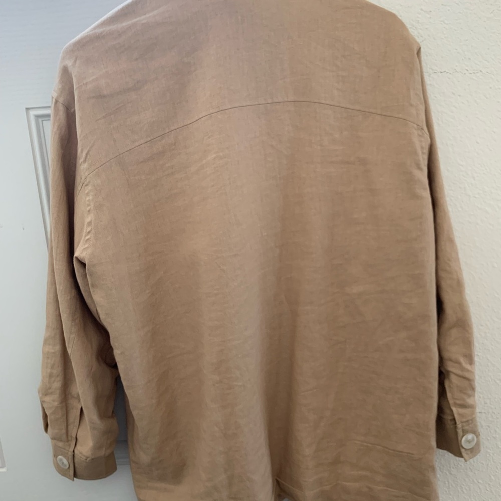 COPY - Zara Linen Jacket - Picture 3 of 3
